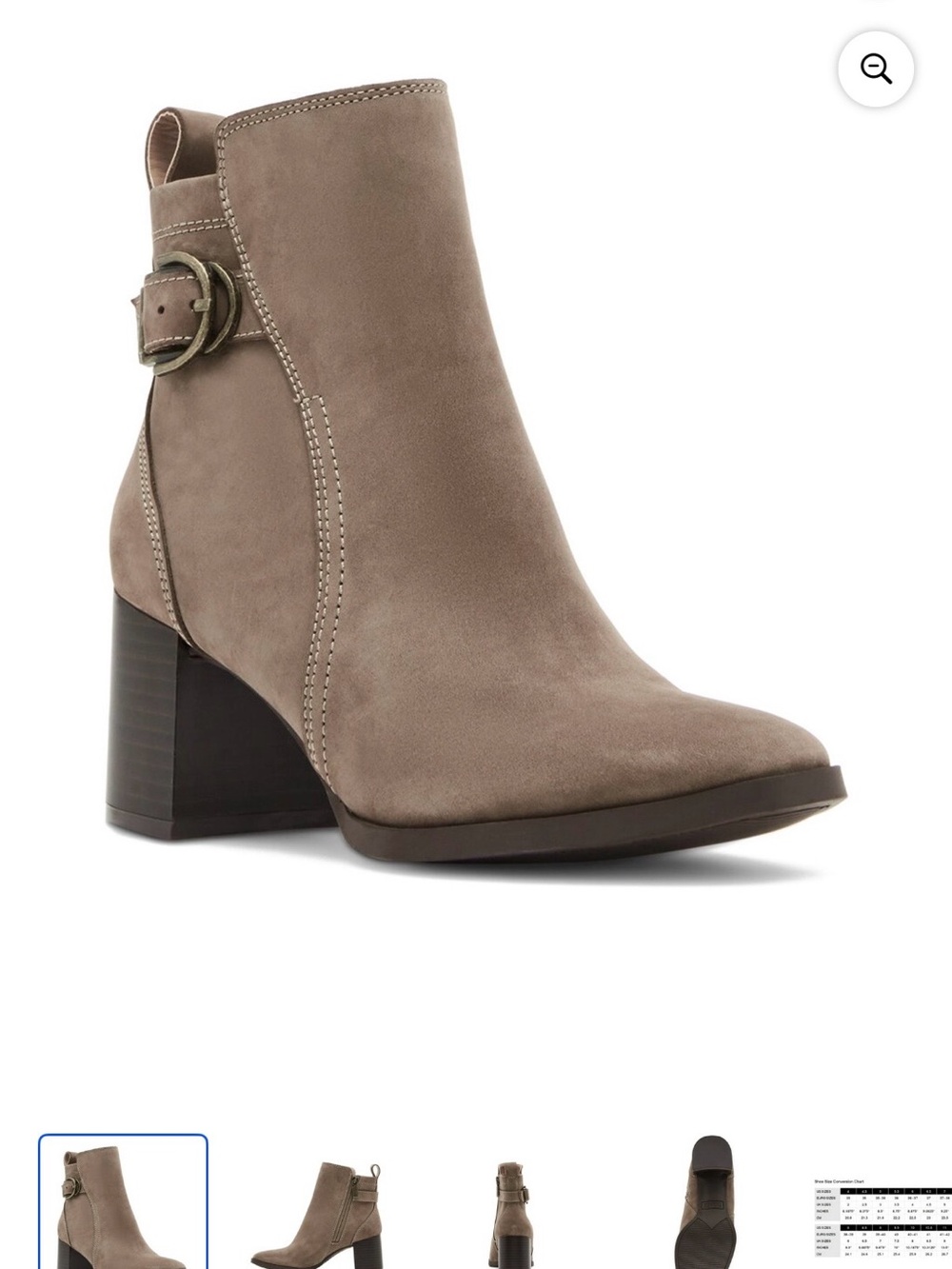NWT Waterproof Taupe Ankle Boots by Blondo. Suede, Size 8.5